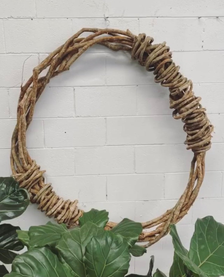 Plain Christmas Wreath - Mowgli Style