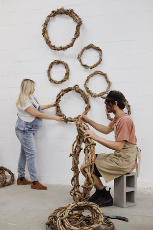 Plain Christmas Wreath - Mowgli Style